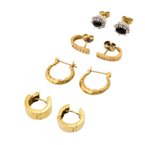 Schmuckkonvolut 8-teilig, 8-piece dealer's lot, 14K yellow gold, 24.3 g, consist&hellip;