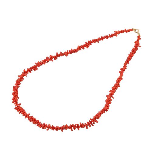 Konvolut aus 6 Korallenketten, Bundle of 6 necklaces made of corals, 1x combined&hellip;