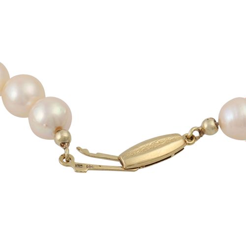 Konvolut Perlenschmuck 2-teilig, Conjunto de collar y pendientes con perlas cult&hellip;