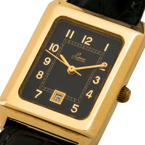 LACO Vintage Armbanduhr. Reloj de pulsera LACO Vintage. Oro 14K. Movimiento auto&hellip;