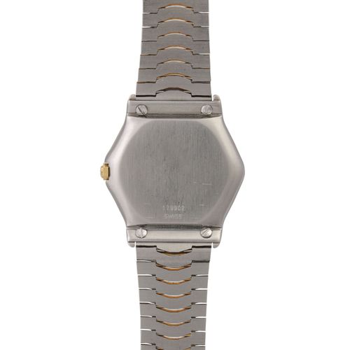 EBEL Vintage Armbanduhr Ref. 179902 EBEL复古腕表，型号179902，精钢/18K金表壳和表带。非常平坦。Ebel石英机芯&hellip;