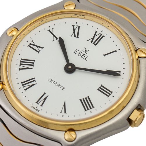 EBEL Vintage Armbanduhr Ref. 179902 EBEL复古腕表，型号179902，精钢/18K金表壳和表带。非常平坦。Ebel石英机芯&hellip;