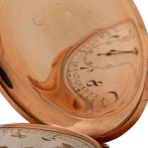 VINTAGE Savonette Taschenuhr mit Chronograph und Viertelstundenrepetition. Reloj&hellip;