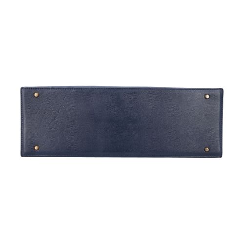 MCM VINTAGE Aktentasche. MCM VINTAGE briefcase. Dark blue leather with one handl&hellip;