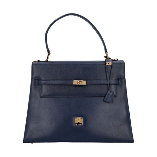 MCM VINTAGE Aktentasche. MCM VINTAGE briefcase. Dark blue leather with one handl&hellip;