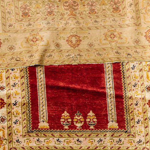 2 Orientteppiche aus Seide. ANATOLIEN/TÜRKEI, vor 1900. 2 oriental carpets made &hellip;