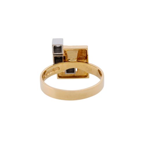 LAPPONIA Ring mit 3 Brillanten von zus. Ca. 0,15 ct, LAPPONIA Ring with 3 brilli&hellip;