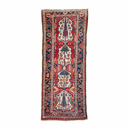 Orientteppich, HERIZ-PESHMESHED, ca. 327x130 cm. Oriental carpet, Heriz-Peshmesh&hellip;