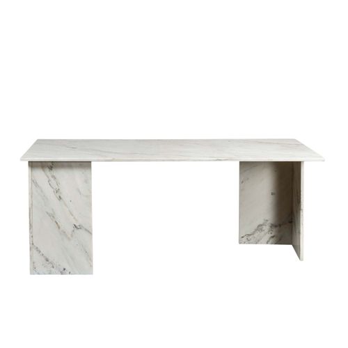 MARMOR SCHREIBTISCH MARBLE DESK 

80s/90s. Rectangular table top on marble sides&hellip;