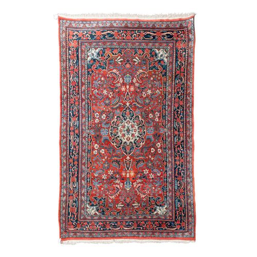 Orientteppich. BIDJAR/PERSIEN, 1935/40, 246x151 cm. Oriental carpet. Bidjar/Pers&hellip;