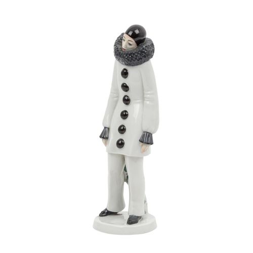 HEUBACH Figur 'Stehender Pierrot', um 1920. HEUBACH figure 'Standing Pierrot', c&hellip;