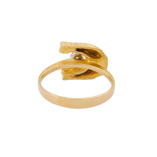 LAPPONIA Ring mit Brillant von 0,1 ct, LAPPONIA戒指，镶有约0.1克拉明亮式切割钻石，约白色（H）/VS，18K黄&hellip;