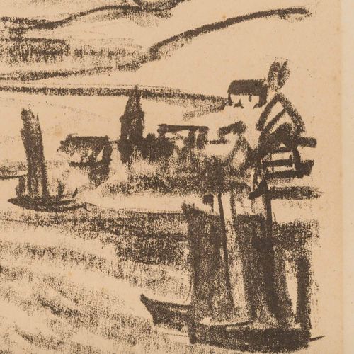 PECHSTEIN, HERMAN MAX (1881-1955), "Boote auf dem Haff", 1917, PECHSTEIN, HERMAN&hellip;