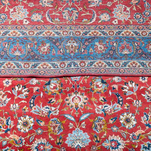 Orientteppich KESHAN alt/PERSIEN, um 1920, 385x230 cm. 东方地毯，Keshan/波斯，约1920年，385&hellip;