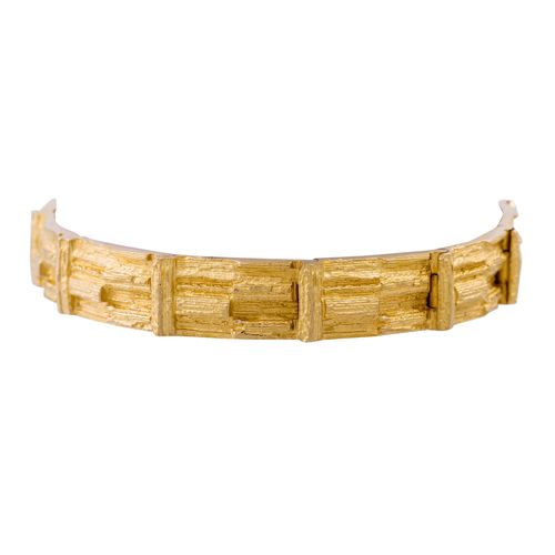 LAPPONIA Armband, Bracelet LAPPONIA, or jaune 14K, 28 g, L : 17,5 cm, dessin géo&hellip;