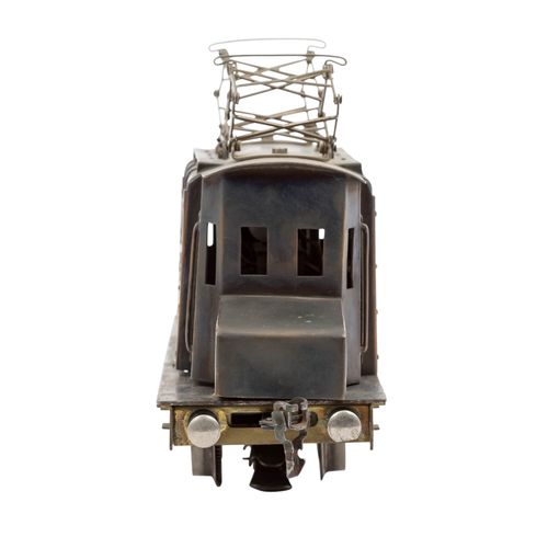 Wohl MÄRKLIN E-Lok aus Kupfer, Spur 0, 1930er/40er Jahre, 可能是MAERKLIN铜质电力机车，0号轨道&hellip;