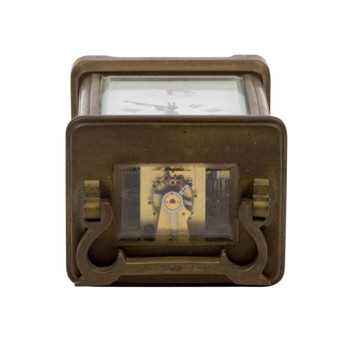 Reiseuhr RELOJ DE VIAJE

2ª mitad del siglo XIX, caja de latón con asa móvil, cu&hellip;