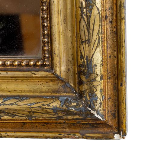 SPIEGEL IM SPÄTBIEDERMEIERSTIL 晚期比德梅尔风格的镜子

19世纪中期，木头，异形雕刻，长方形，圆角，高x宽：77/50厘米。有老&hellip;