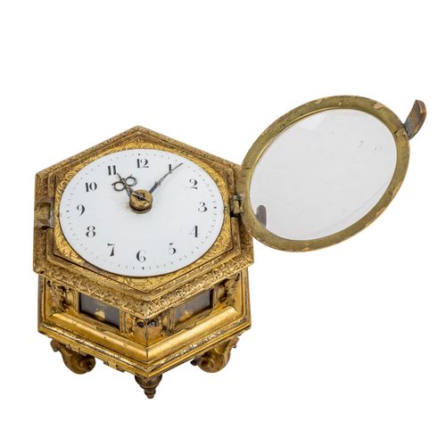 FRIEDBERGER HORIZONTAL TISCHUHR, FRIEDBERGER HORIZONTAL TABLE CLOCK, End of 17th&hellip;