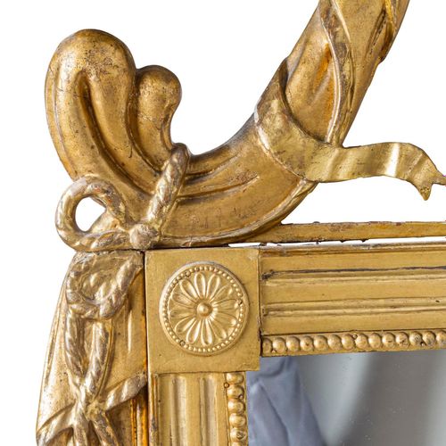 Spiegel im Louis XVI-Stil MIRROR IN THE LOUIS XVI STYLE

France, c. 1900 Wood/st&hellip;