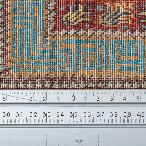 2 Orientteppiche aus Seide: 2 oriental silken carpets: 1.)TURKEY, 122x83 cm, red&hellip;