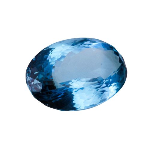 1 loser Topas von 61,3 ct 61.3克拉的松散黄宝石，"瑞士蓝 "颜色，30.3 x 19.6 x 12.7毫米，未受影响。所有的宝石都&hellip;