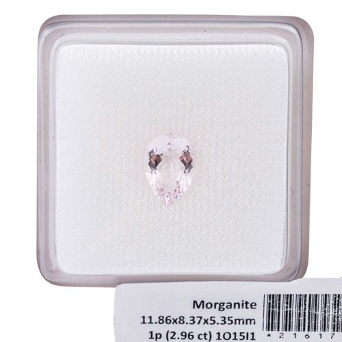 1 loser Morganit von 2,96 ct Morganite sciolta di 2,96 ct, 11,86 x 8,37 x 5,35 m&hellip;