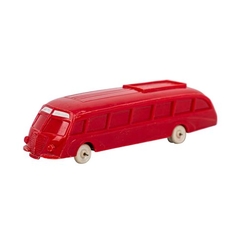 WIKING Stromlinienbus, 1949-52, WIKING streamline bus, 1949-52, red body, closed&hellip;