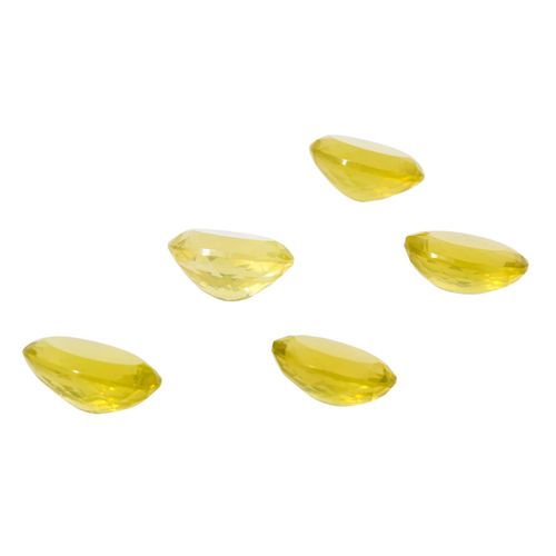 Konvolut 5 Lemon Quarze von ca. 114 ct Bundle of 5 lemon quartzes totalling ca. &hellip;