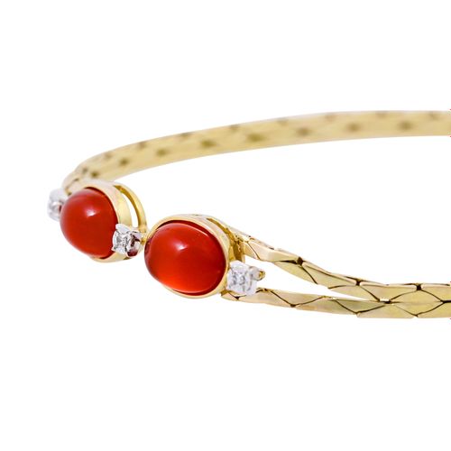 Set Collier und Armband Set collier et bracelet avec pierres colorées, probablem&hellip;