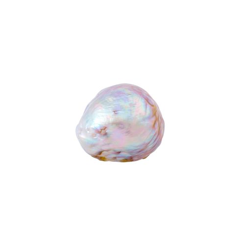 Lose Kasumiga-ura Zuchtperle, 松散的Kasumiga-ura养殖珍珠，可能是水泡珍珠，在底部切割和钻孔，D：约14.5毫米，状况良&hellip;