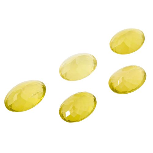 Konvolut 5 Lemon Quarze von ca. 114 ct Mazzo di 5 quarzi al limone per un totale&hellip;