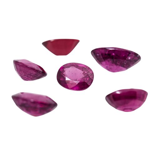 Konvolut Rhodolithe von 16,6 + 15,94 ct Conjunto de rodolitos por un total de 16&hellip;