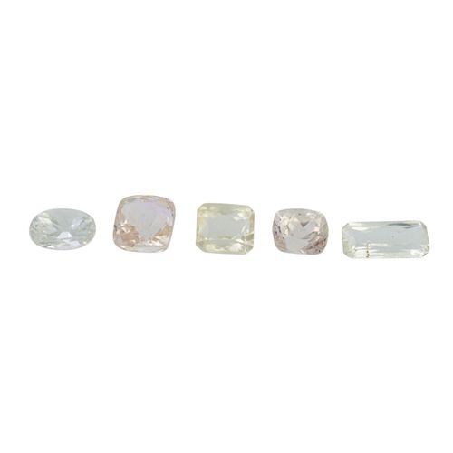 Konvolut Kunzite (Hiddenite) von 36,6 ct Conjunto de kunzitas (hiddenitas) por u&hellip;