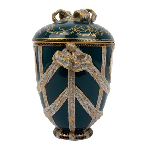 KPM BERLIN Deckelvase, vor 1832-1911, Vase à couvercle KPM BERLIN, 1832-1911, co&hellip;