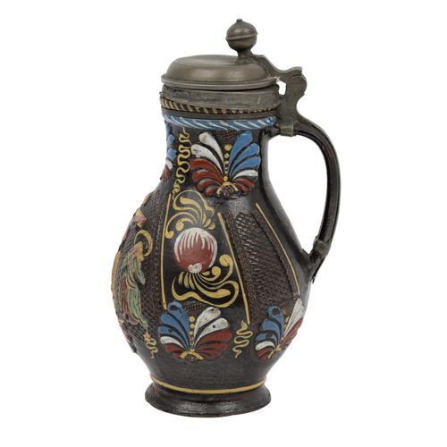 Wohl CREUSSEN Birnkrug, 17./18. Jh. Probably Creussen jug, 17th/18th century, da&hellip;