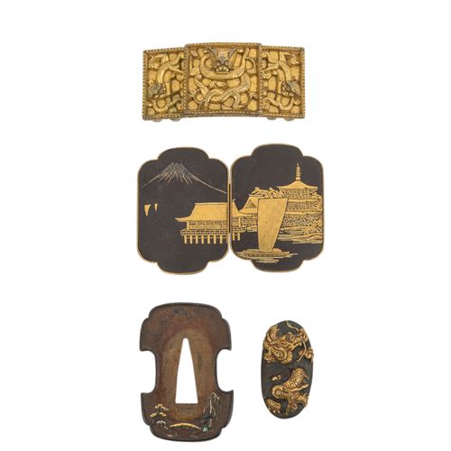 Konvolut 4-tlg. JAPAN, Edo-Periode. Set di 4 pezzi GIAPPONE, periodo Edo. 1.) Fu&hellip;
