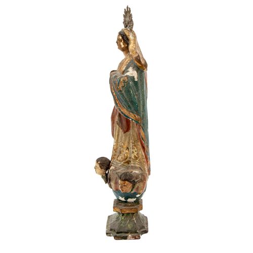 BILDSCHNITZER 18. Jh., wohl Spanien, "Madonna Immaculata", 图片雕刻家 18世纪，可能是西班牙，"Ma&hellip;