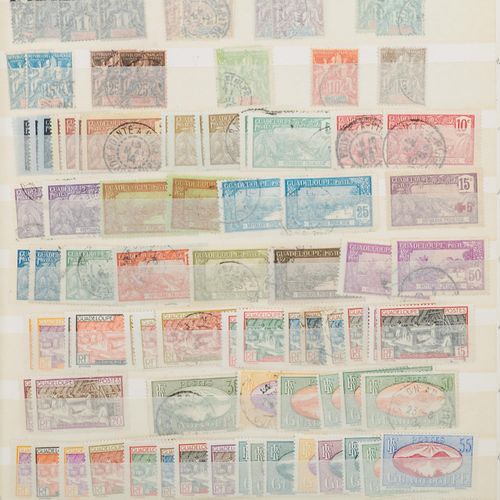 Guatemala, Guadeloupe */O Guatemala, Guadeloupe */O. Small collection on album s&hellip;