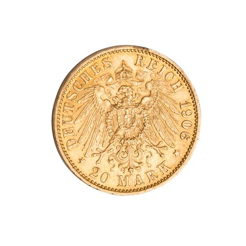 Preussen/GOLD - 20 Mark 1906 A Prusse/Or - 20 marks 1906 A William II., environ &hellip;
