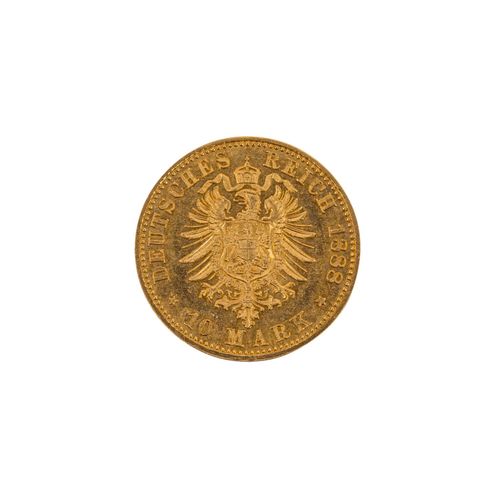 Deutsches Kaiserreich / Preussen - 10 Mark 1888, Kaiser Wilhelm I, Deutsches Kai&hellip;