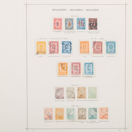 Bulgarien - Schöne gestempelte Sammlung 保加利亚 - 很好的取消邮票收集，从一开始就在旧片上。对于东欧的收藏家来说，这肯&hellip;