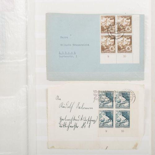 Deutsches Reich */**/O 德国 一本包含德意志帝国邮票的库存书，MNH，未使用和使用过的。有许多带有单次和多次邮资支付的封。封面大多只有正面&hellip;