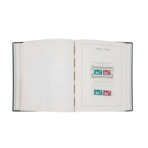 Sammlung Schweiz ab ca. 1934 1979 ** 从1934年到1979年的瑞士藏品**装订成册，价值很高，不完整，包括5 9、12 1&hellip;