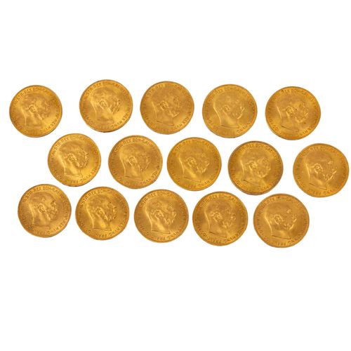 Österreich /GOLD Traum mit ca. 412g Feingehalt 奥地利/黄金梦，纯度约为412克，形式为4 x 1 ducat 1&hellip;