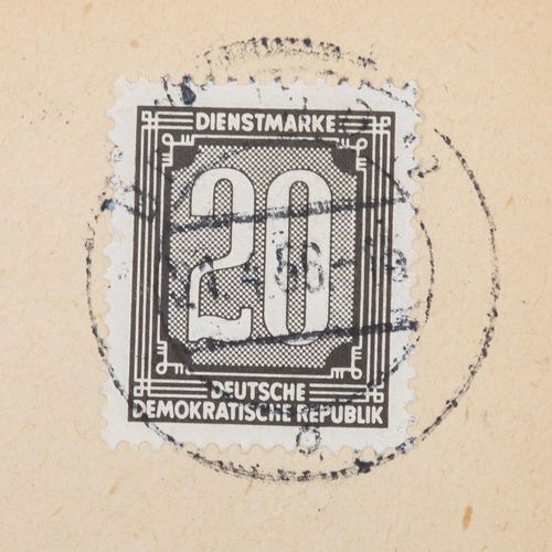 DDR - Dienstmarken B (Verw. Post A / Zentr.) 1956 GDR - 官方邮票B (行政邮票A / centr.) 1&hellip;