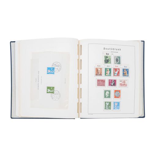 Komplette Sammlung BRD 1949-79 ** 全套BRD 1949-79 **。MNH, in LEUCHTTURM Klemmbinde&hellip;