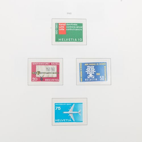 Schweiz 1862 bis ca. 1980 Suisse 1862 à env. 1980. Collection partielle en LEUCH&hellip;