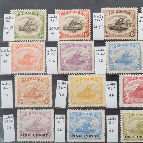 Papua 1929/30 **/* - Kleine Spezial-Kollektion der Flugpostausgabe Papua 1929/30&hellip;