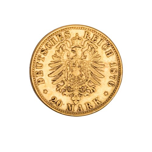 Deutsches Kaiserreich / Preussen - 20 Mark 1876/A, Wilhelm I, Empire allemand / &hellip;